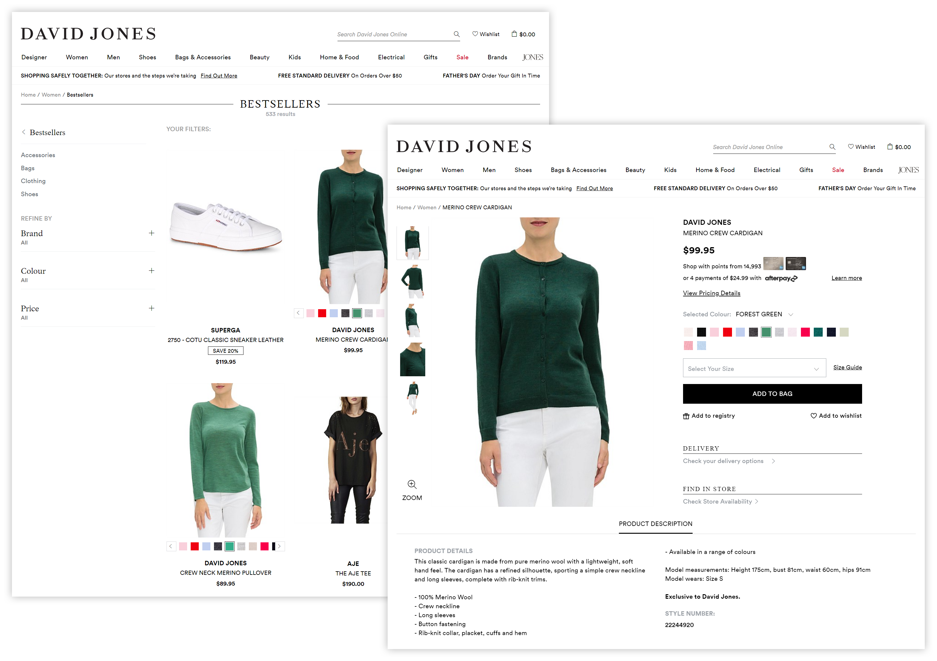 David Jones product